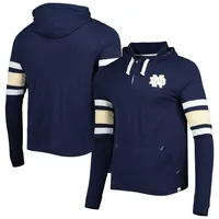 Men's Colosseum Navy Notre Dame Fighting Irish Lebowski Hoodie Long Sleeve T-Shirt