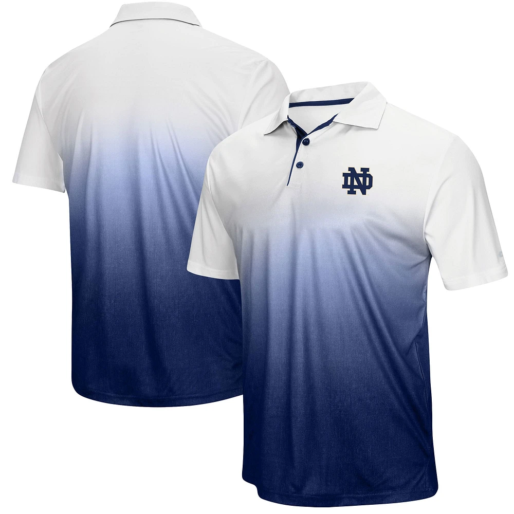 Men's Colosseum Navy Notre Dame Fighting Irish Magic Polo