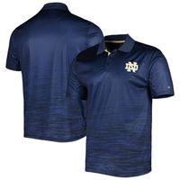 Men's Colosseum Navy Notre Dame Fighting Irish Marshall Polo