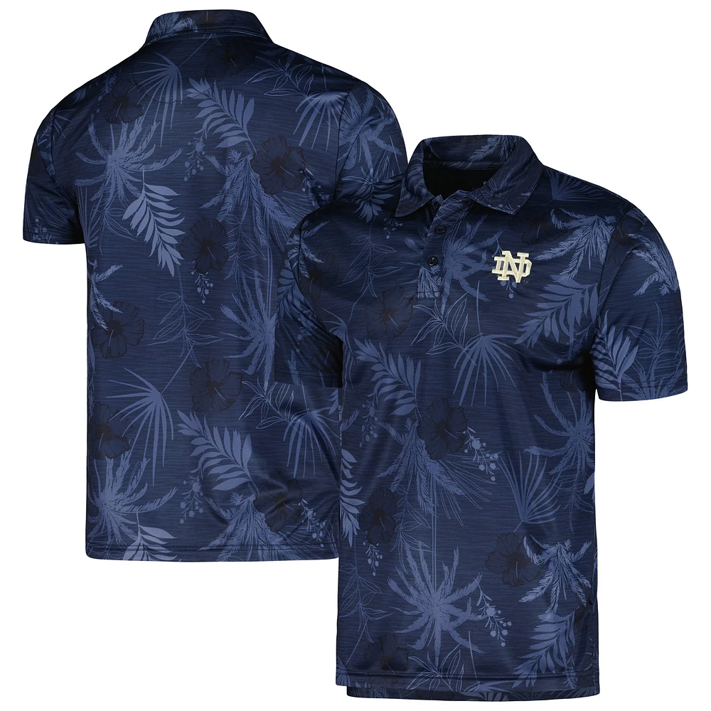 Polo Colosseum Navy Notre Dame Fighting Irish Palms Team pour homme