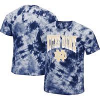 Men's Colosseum Navy Notre Dame Fighting Irish Pickford Tie-Dye T-Shirt