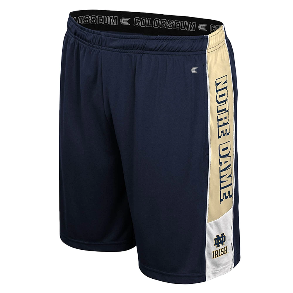Men's Colosseum Navy Notre Dame Fighting Irish Quantum Shorts