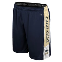 Men's Colosseum Navy Notre Dame Fighting Irish Quantum Shorts
