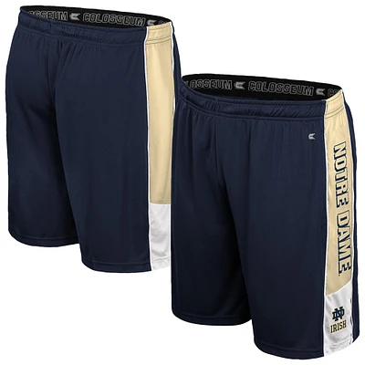 Men's Colosseum Navy Notre Dame Fighting Irish Quantum Shorts