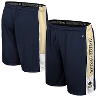 Men's Colosseum Navy Notre Dame Fighting Irish Quantum Shorts