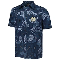 Colosseum Navy Notre Dame Fighting Irish The Dude Camp Chemise boutonnée pour homme