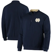 Veste Colosseum Navy Notre Dame Fighting Irish Tortugas Logo Quarter-Zip Jacket