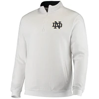 Colosseum White Notre Dame Fighting Irish Tortugas Logo Quarter-Zip Jacket