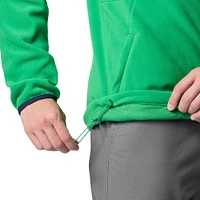 Men's Columbia  Green Notre Dame Fighting Irish Flanker IV Fleece Raglan Full-Zip Jacket