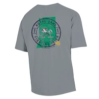 Men's Comfort Wash  Graphite Notre Dame Fighting Irish STATEment T-Shirt