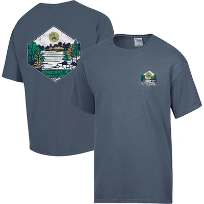 Men's Comfort Wash Steel Notre Dame Fighting Irish Landscape Sketch T-Shirt