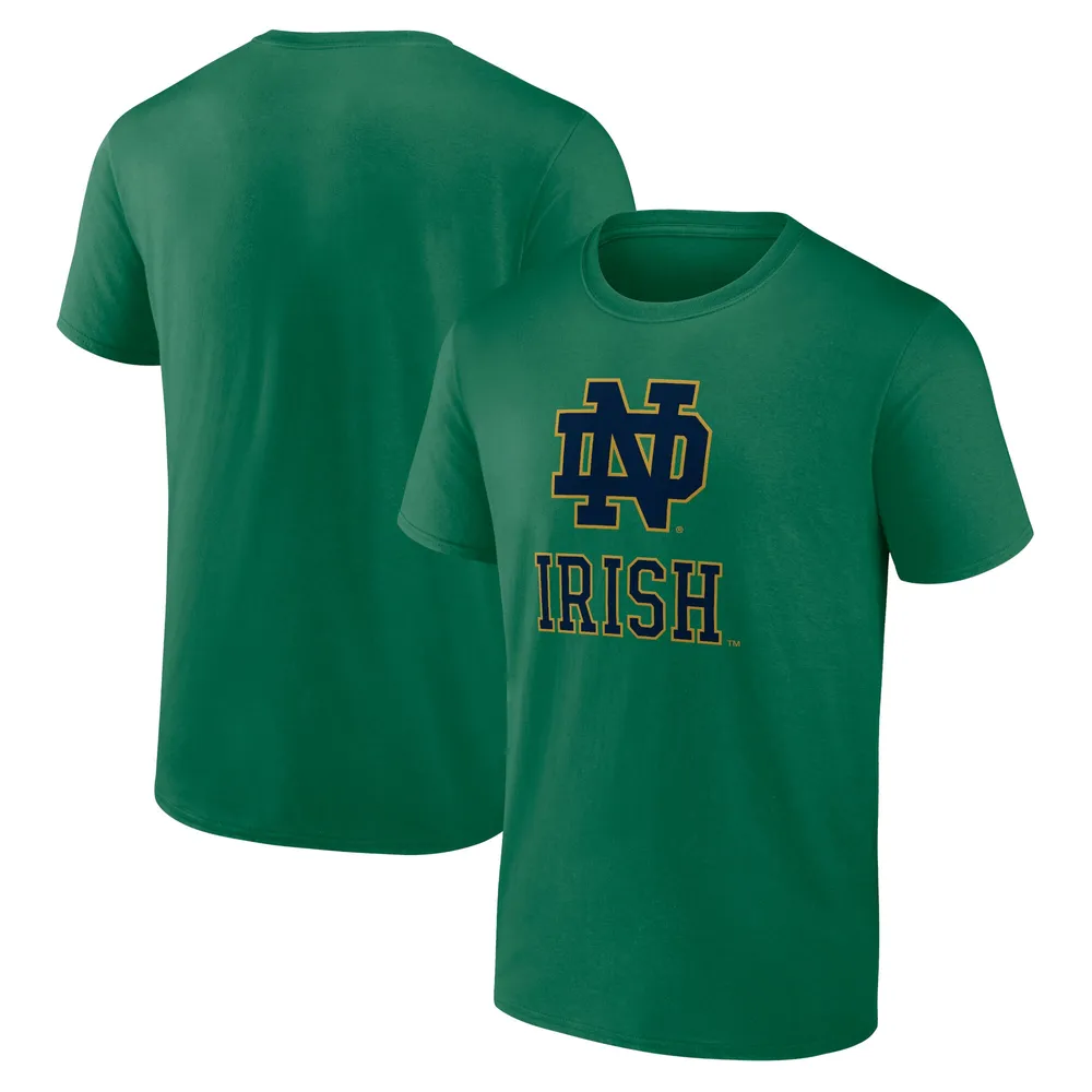 Tag et bad Uenighed rygte Lids Notre Dame Fighting Irish Fanatics Branded Logo T-Shirt - Green |  Green Tree Mall