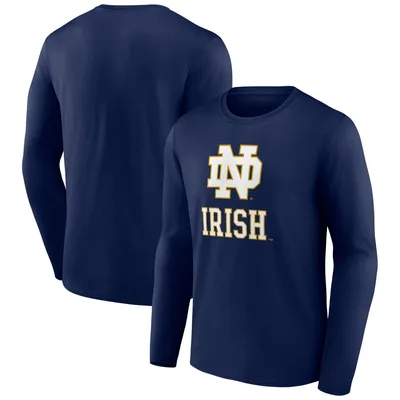 Notre Dame Fighting Irish Fanatics Branded Logo Long Sleeve T-Shirt