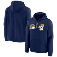 Notre Dame Fighting Irish Fanatics Branded Quick Slant Pullover Hoodie - Navy