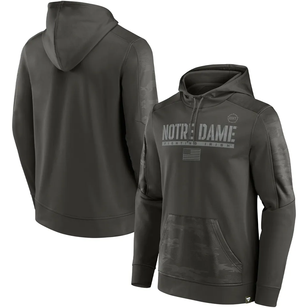 Lids Notre Dame Fighting Irish Fanatics Branded OHT Military Appreciation  Guardian Pullover Hoodie - Olive
