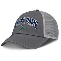 Men's Fanatics Charcoal Notre Dame Fighting Irish Ionic Trucker Adjustable Hat