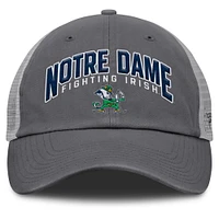 Men's Fanatics Charcoal Notre Dame Fighting Irish Ionic Trucker Adjustable Hat