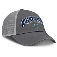 Men's Fanatics Charcoal Notre Dame Fighting Irish Ionic Trucker Adjustable Hat