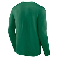 Men's Fanatics  Kelly Green Notre Dame Fighting Irish Fundamentals Winning Team Long Sleeve T-Shirt