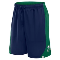 Men's Fanatics Navy/Green Notre Dame Fighting Irish Strength Unleashed Shorts