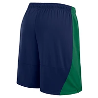Men's Fanatics Navy/Green Notre Dame Fighting Irish Strength Unleashed Shorts