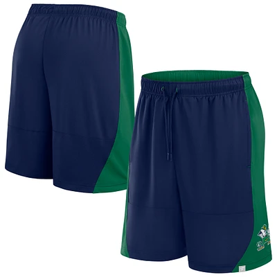 Men's Fanatics Navy/Green Notre Dame Fighting Irish Strength Unleashed Shorts