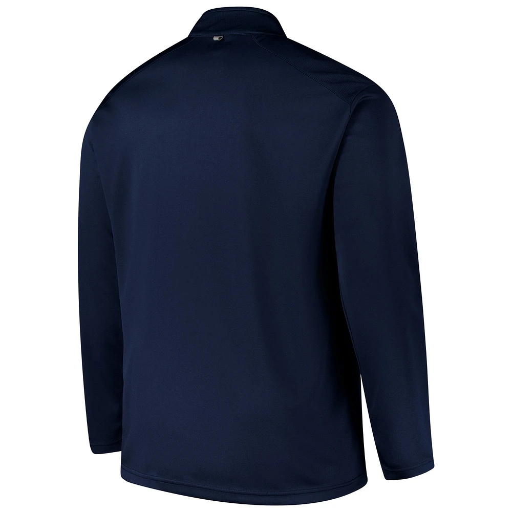 Haut à glissière quart de tour Big & Tall Defender Notre Dame Fighting Irish pour hommes, bleu marine, fanatiques