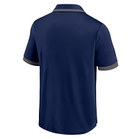 Men's Fanatics Navy Notre Dame Fighting Irish Color Block Polo