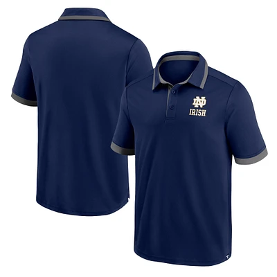 Polo à blocs de couleurs irlandais Notre Dame Fighting Irish marque Fanatics pour homme