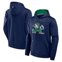 Sweat à capuche pois délavé bleu marine pour homme Fanatics Notre Dame Fighting Irish Defender