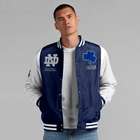 Veste à boutons-pression intégrale Elements Elite de Notre Dame Fighting Irish pour homme la marque Fanatics bleu marine