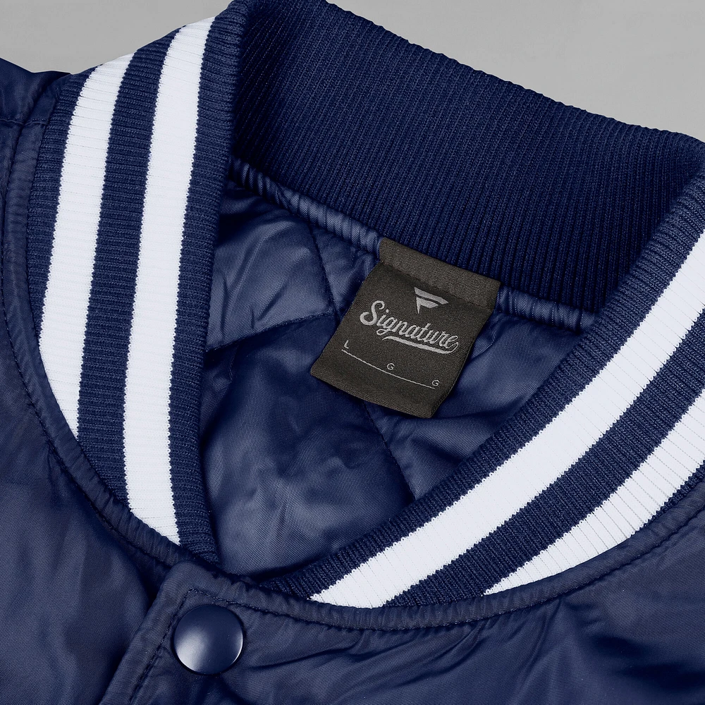 Veste à boutons-pression intégrale Elements Elite de Notre Dame Fighting Irish pour homme la marque Fanatics bleu marine