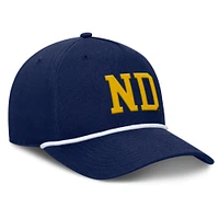 Men's Fanatics Navy Notre Dame Fighting Irish Foul Ball Rope Adjustable Hat