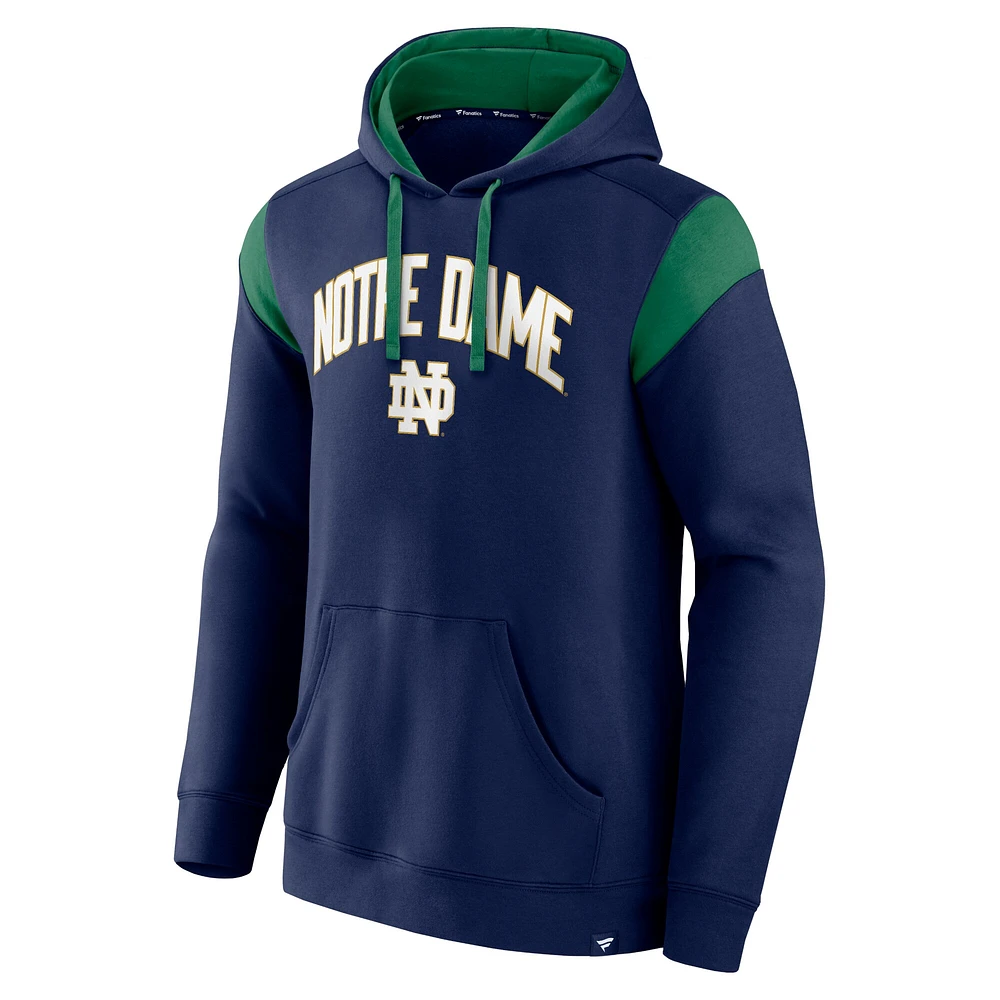 Sweat à capuche Fanatics Navy Notre Dame Fighting Irish Game Over pour hommes