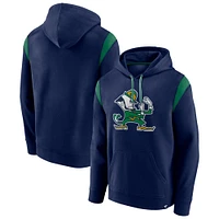 Men's Fanatics Navy Notre Dame Fighting Irish Gym Rat Pullover Hoodie