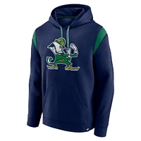 Men's Fanatics Navy Notre Dame Fighting Irish Gym Rat Pullover Hoodie