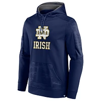 Men's Fanatics Navy Notre Dame Fighting Irish On The Ball Pullover Hoodie