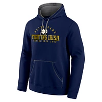 Men's Fanatics Navy Notre Dame Fighting Irish Toppler Fleece Pullover Hoodie