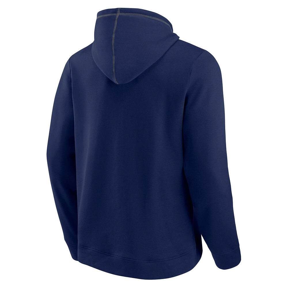 Men's Fanatics Navy Notre Dame Fighting Irish Toppler Fleece Pullover Hoodie