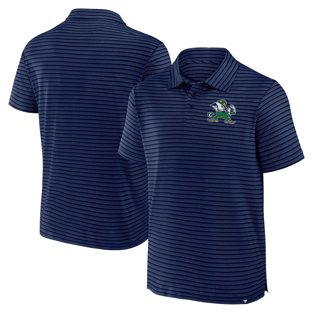 Men's Fanatics Navy Notre Dame Fighting Irish Victory Calls Stripe Polo