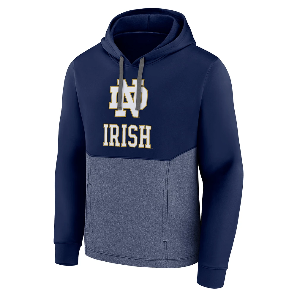 Men's Fanatics Navy Notre Dame Fighting Irish Winter Camp Pullover Hoodie