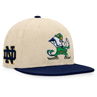 Men's Fanatics Tan Notre Dame Fighting Irish Catcher Snapback Hat