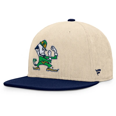 Men's Fanatics Tan Notre Dame Fighting Irish Catcher Snapback Hat