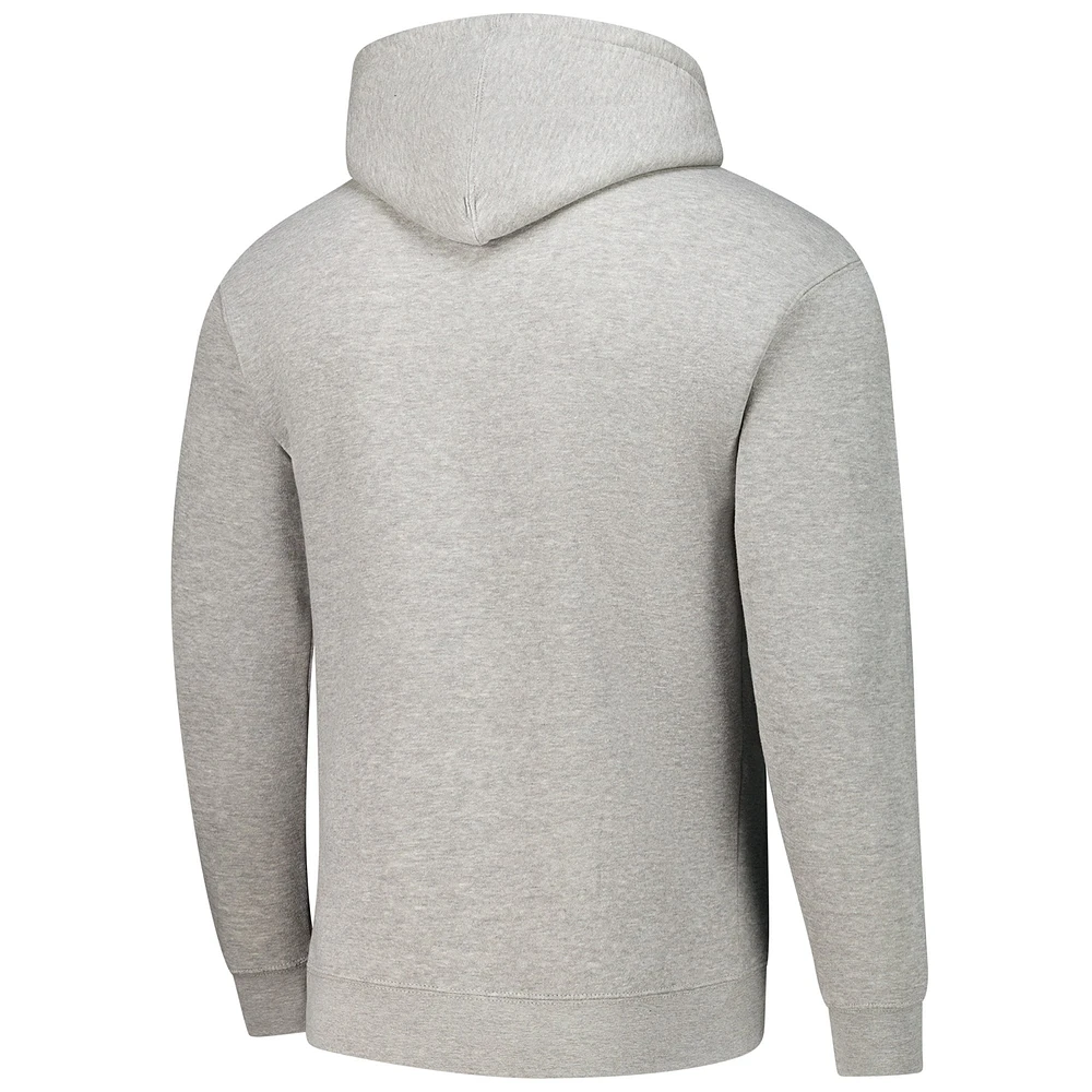 Sweat à capuche gris chiné pour homme Notre Dame Fighting Irish Tall Arch Essential Pullover