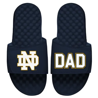 Notre Dame Fighting Irish ISlide College Dad Slide Sandals - Navy