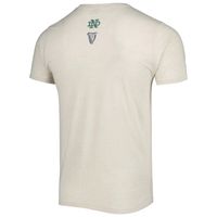 Men's League Collegiate Wear Cream Notre Dame Fighting Irish Guinness Victory Falls Tri-Blend T-Shirt