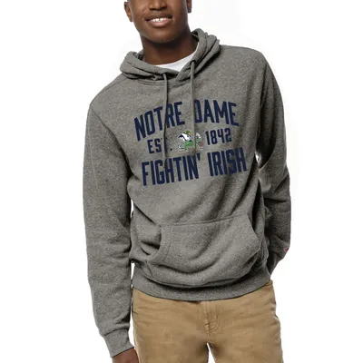 Notre Dame Fighting Irish League Collegiate Wear Heritage Tri-Blend Pullover Hoodie