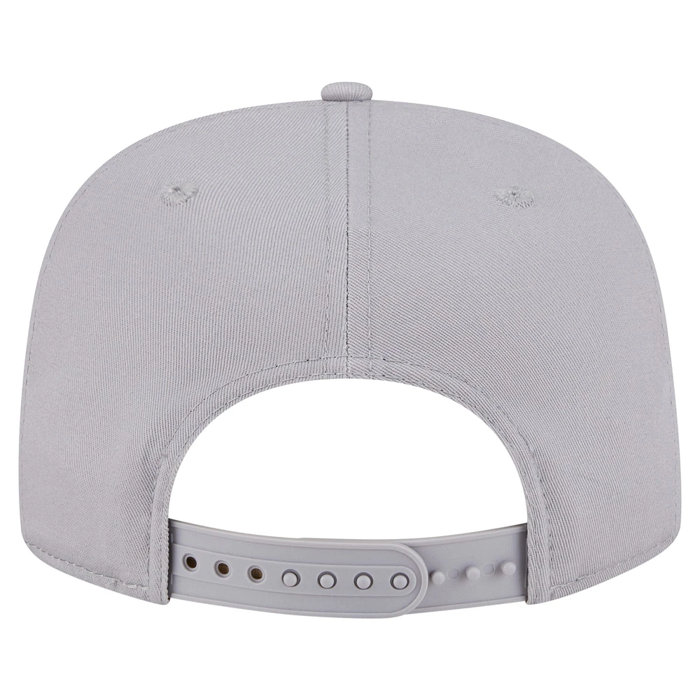 Casquette ajustable grise style golfeur Fighting Irish de Notre Dame pour homme de New Era