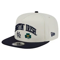 Casquette New Era blanche à bride arrière 9FIFTY Fighting Irish de Notre Dame pour homme