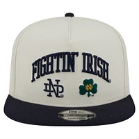 Casquette New Era blanche à bride arrière 9FIFTY Fighting Irish de Notre Dame pour homme
